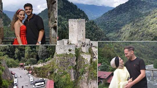 Karadeniz’in zirveleri, yeni evlilerin balayı rotası oldu