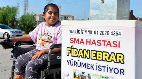 Yardım kumbarasındaki parası çalınan SMA’lı Fidan Ebrar: Hayallerimi çaldılar