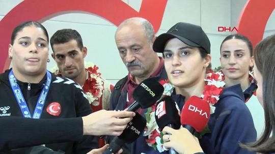 Avrupa şampiyonu milli boksörler yurda döndü