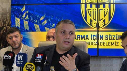 MKE Ankaragücü Başkanı Alparslan: MKE Ankaragücü 800 milyon liraya tertemiz olur