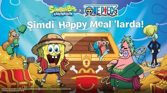 Sünger Bob ve One Piece’in özel serisi McDonald’s Türkiye’de