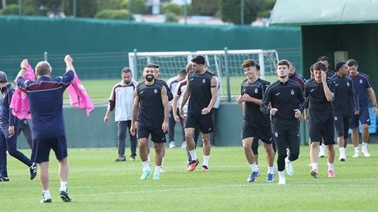 Trabzonspor, Hearts maçı hazırlıklarını tamamladı