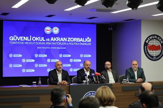 Eğitim-Bir-Sen’den, ‘Güvenli Okul ve Akran Zorbalığı’ araştırması