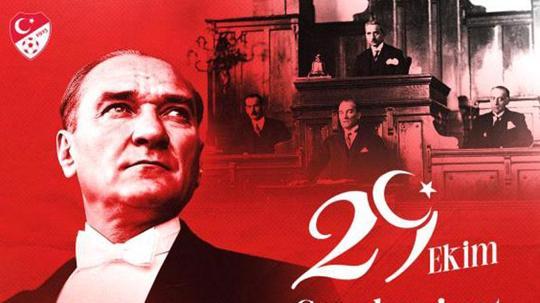 Spor camiasından 29 Ekim Cumhuriyet Bayramı mesajları