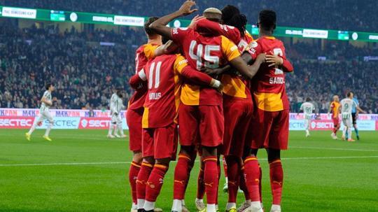 Galatasaray Konyaspor'u farklı geçti, zirvedeki yerini korudu