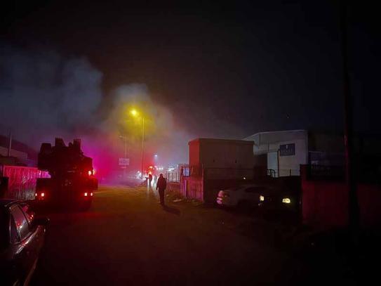 Kayseri’de mobilya fabrikasında yangın