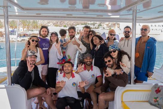 Türk oyuncular Mısırda çöl safarisi yaptı