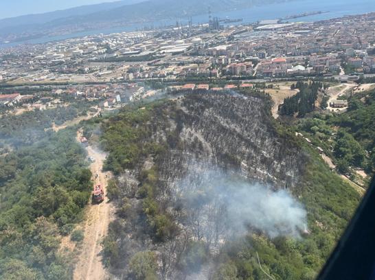 Kocaelide makilik yangını