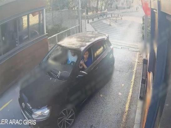 Sarıyerde üniversite kampüsündeki cinayet öncesinde şüphelinin içeriye girdiği anlar kameraya yansıdı