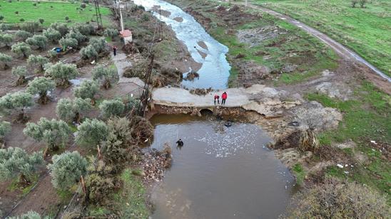 Foça’da selde kaybolan kişiyi arama çalışmaları 2’nci gününde