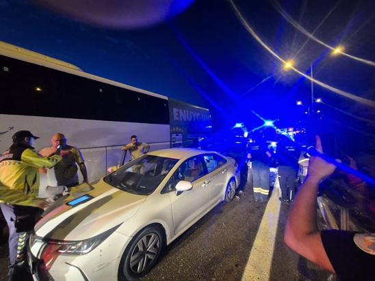 İstanbul-İzmir Otoyolunda zincirleme kaza: 11 yaralı