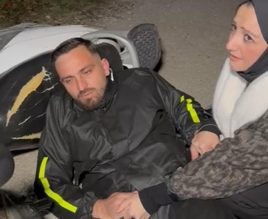 ‘Kaza yaptım’ diyerek çağırdığı sevgilisine evlilik teklif etti