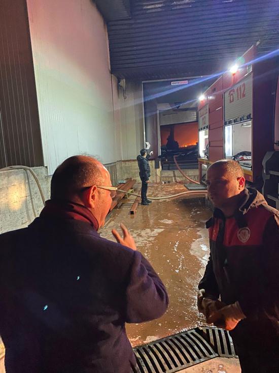 Osmaniyede tavuk kesimhanesinde yangın