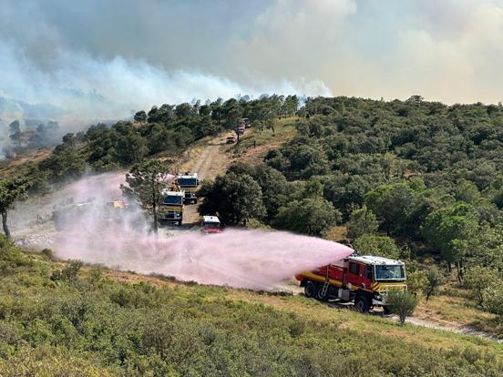 Fransanın güneyinde orman yangını