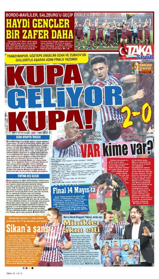 Trabzonspor’da final coşkusu