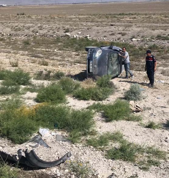 Otomobil takla attı; aynı aileden 5 kişi yaralandı