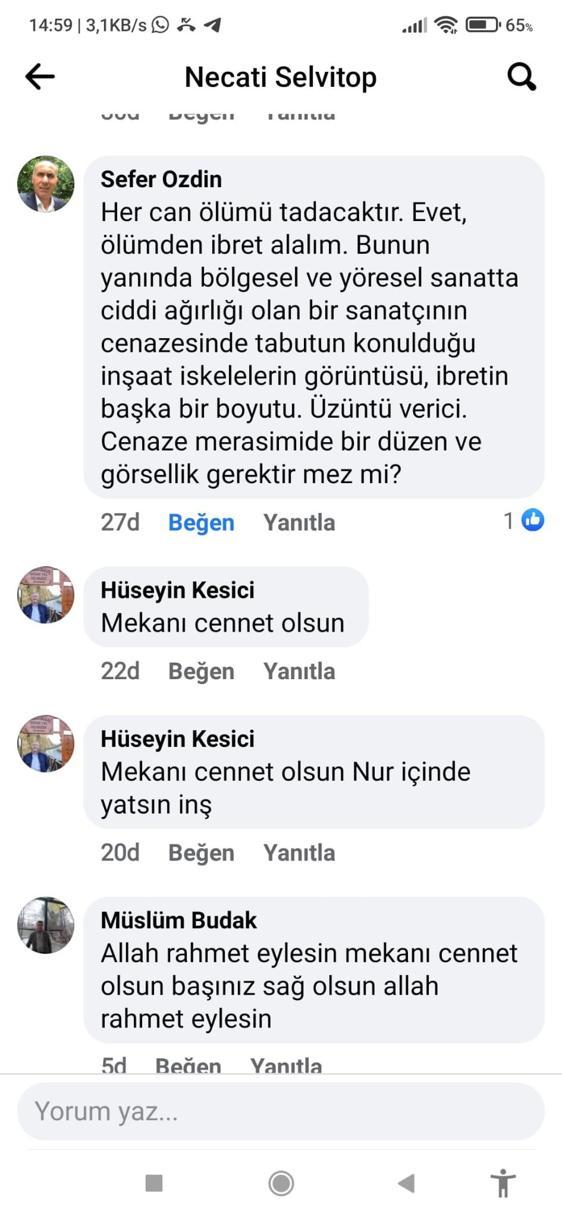 Karadenizli müzisyen Sait Uçar, Trabzonda toprağa verildi