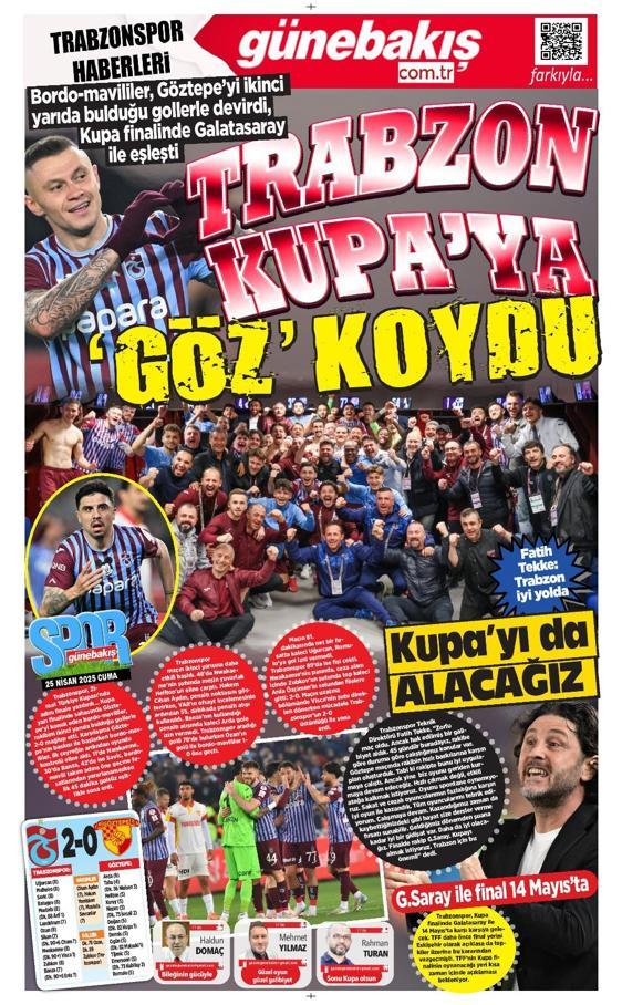 Trabzonspor’da final coşkusu