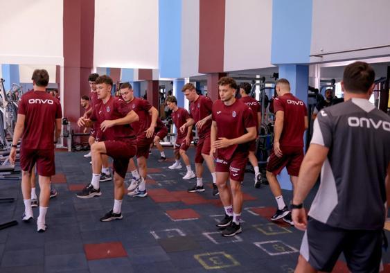 Trabzonspor’da sabah antrenmanı tamamlandı