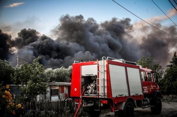 Yunanistanda orman yangınları devam ediyor