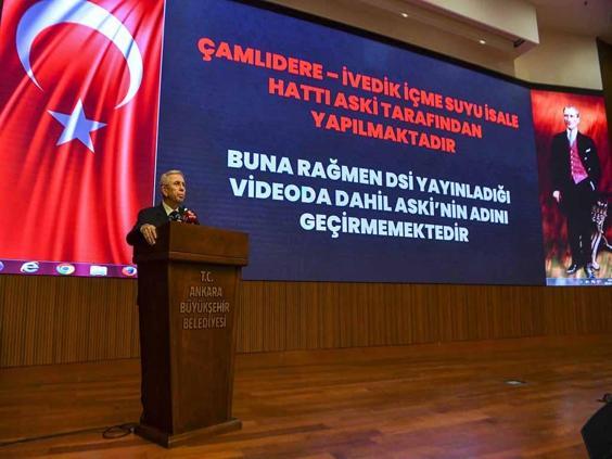 Mansur Yavaş: Ankarada tüm musluklardan su akıyor