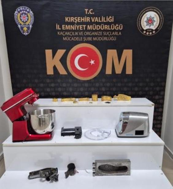 Takside 21,5 kilo kaçak altın ele geçirildi