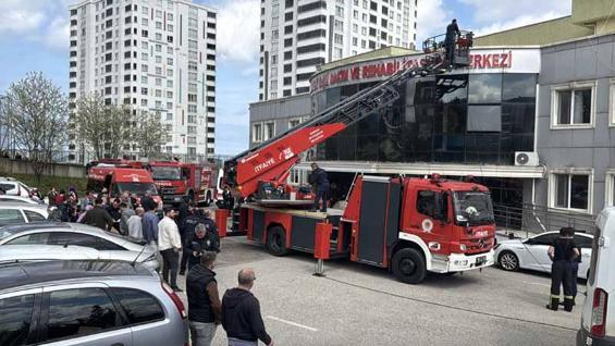 Samsun’da huzurevinde yangın; 85 kişi tahliye edildi