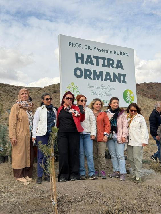Trafik kazasında ölen profesör için hatıra ormanı