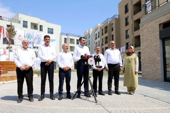 Bakan Kurum: 300 bininci konutumuzu eylülde teslim edeceğiz