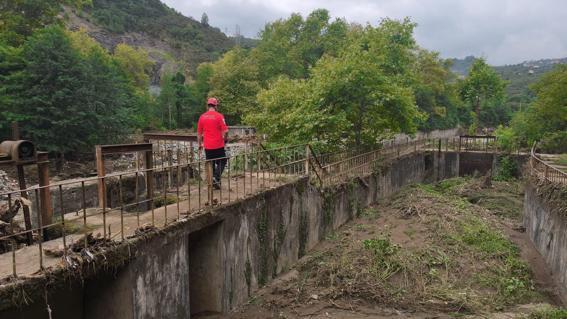 Giresunda selde kaybolan dayı ve yeğeni arama çalışmaları 4üncü gününde
