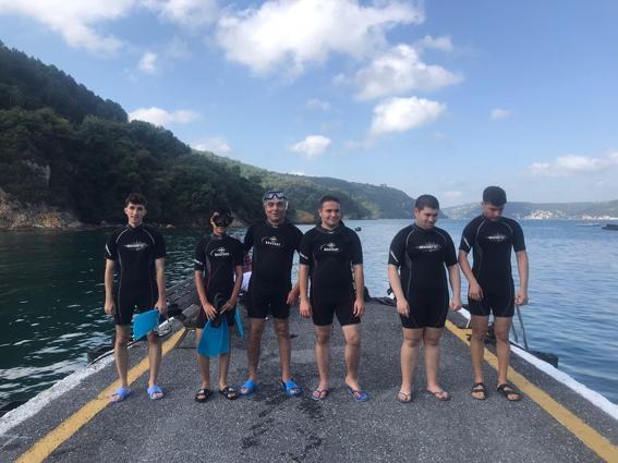 Engelliler ve SAT komandolarından 100. yıl Zafer dalışı