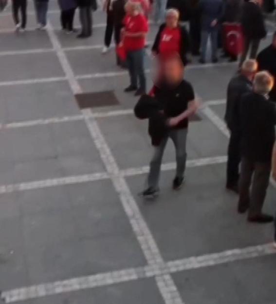 Silivride mitingde cep telefonu hırsızlığı kamerada