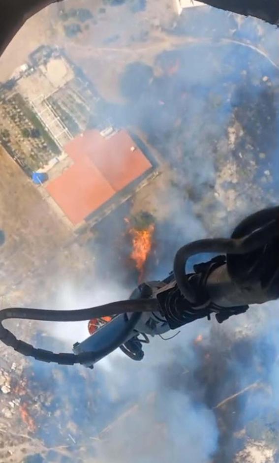 İzmir Çeşmede orman yangını