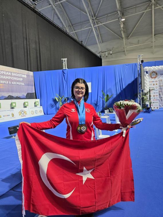 Mardinin rekortmen kızı Elif, Avrupa Şampiyonu oldu