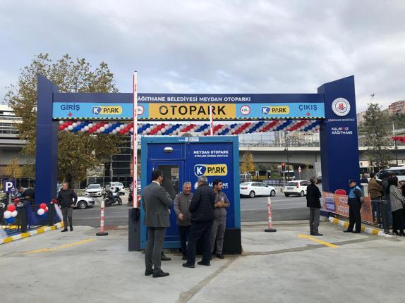 Kâğıthanede Meydan Açık Otoparkı hizmete açıldı