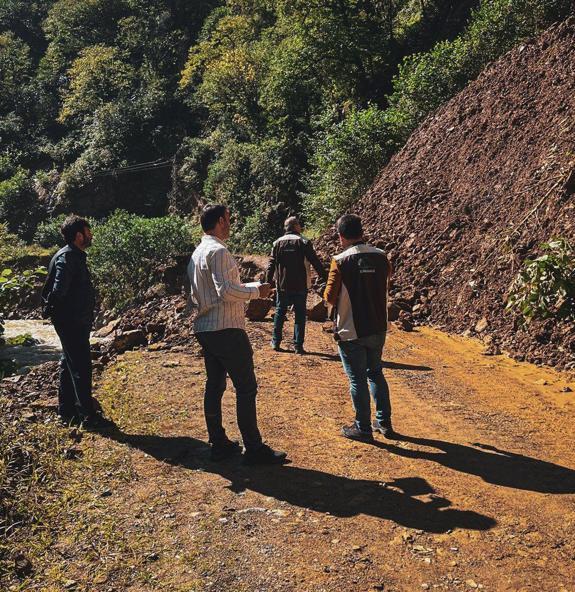 Rize ve Artvin’de sel sonrası hasar tespiti