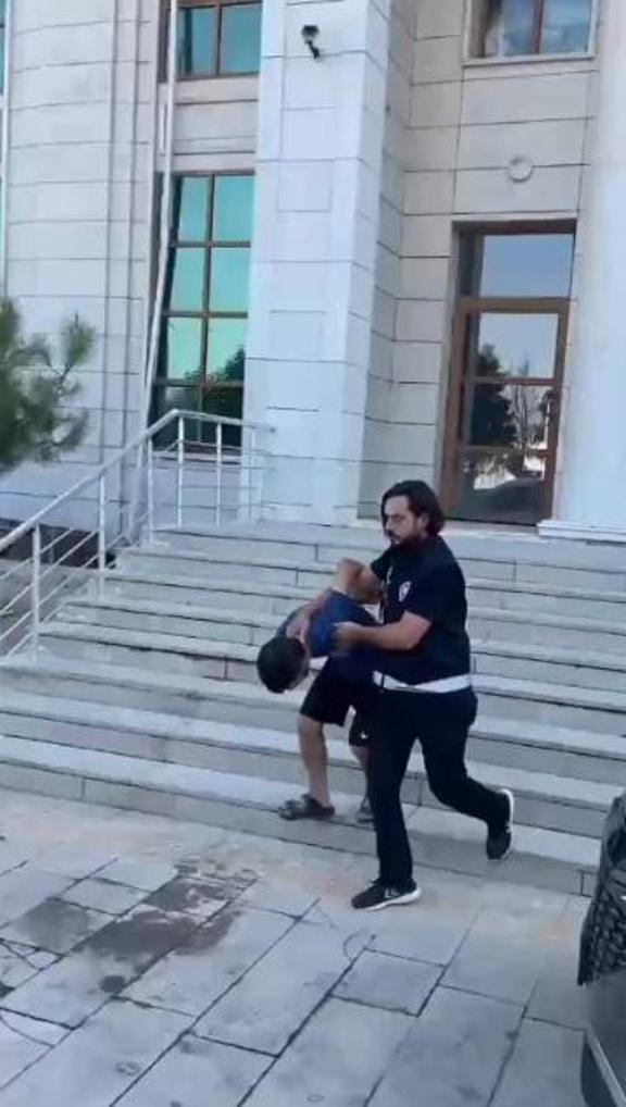 Ayrılmak isteyen eşini döven şüpheli tutuklandı