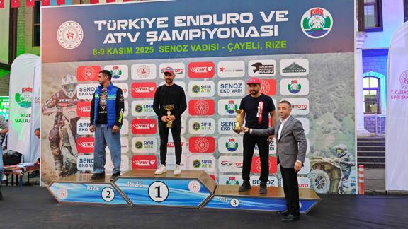 Senoz Vadisi’ndeki Türkiye Enduro ve ATV Şampiyonası tamamlandı