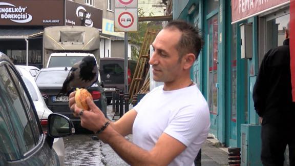 Ümraniye’de kargayı iyileştirip marketinde besledi: Merhametle büyüttüm