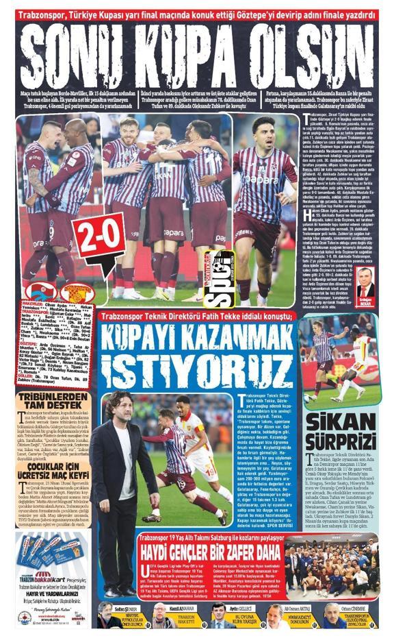 Trabzonspor’da final coşkusu