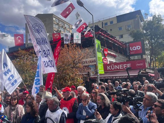 Başkentte Filistine destek açıklaması