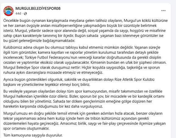 Artvin’de amatör maçta çıkan kavga kamerada