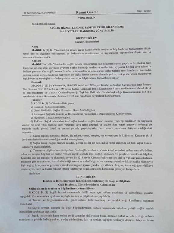 Sağlık mensuplarının sosyal medya paylaşımlarına yönetmelik ayarı