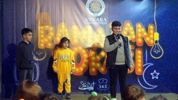 Ankara Üniversitesinden depremzede çocuklara Ramazan ayında özel etkinlik