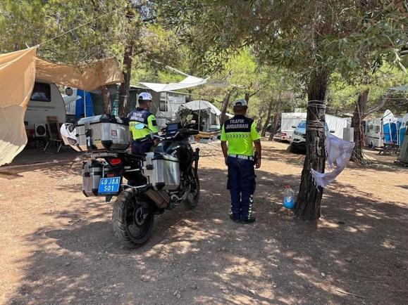 Datçada orman yangınlarına karşı nöbet