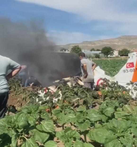 Kayseri’de eğitim uçağı düştü: 2 şehit