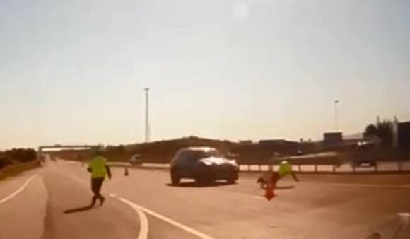 Tekirdağda dur ihtarına uymayan sürücünün cipiyle çarptığı polisin tedavisi sürüyor