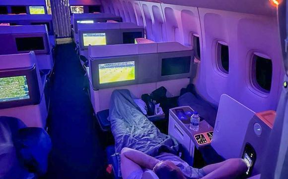 Şampiyonlar Ligi final heyecanını gökyüzünde yaşadılar