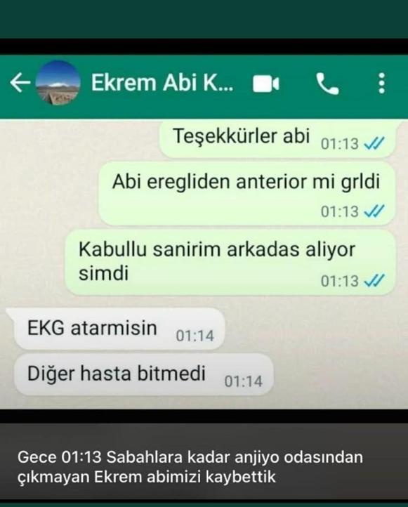 Öldürülen doktor için hastane önünde gıyabi cenaze namazı kılındı