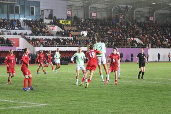 A Milli Kadın Futbol Takımı, Sinop’ta İsviçre ile berabere kaldı